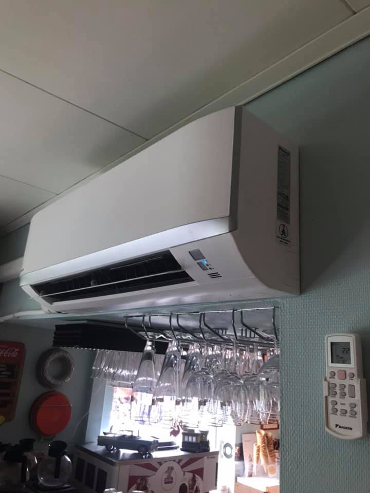 Komfortkyla installerad i restauranglokal i Nässjö